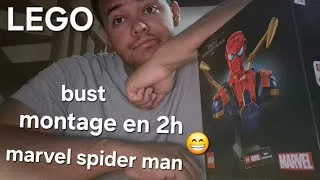 Miniature : Petite bust spider man infinity( Lego).😃