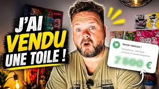 Miniature : ASMR  J'AI VENDU UNE TOILE  dans l'atelier  #sleep #dormir #asmr