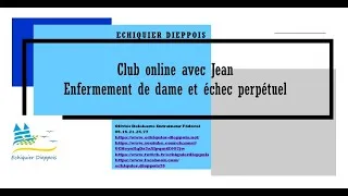 Miniature : Enfermement de dame et échec perpétuel