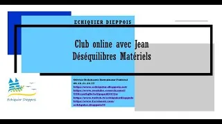 Miniature : Cours avec jean les déséquilibres matériels