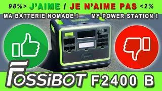 Miniature : FOSSiBOT F2400 Centrale 2400W portable pour vanlife et camping-car #fossibot #f2400