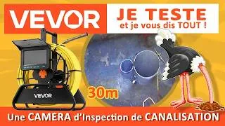 Miniature : Travaux d'égouttage aidés par ma caméra VEVOR