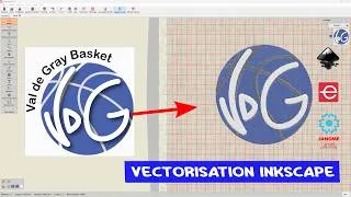 Miniature : Tuto Inkscape Vectorisation avec module outils de construction de forme