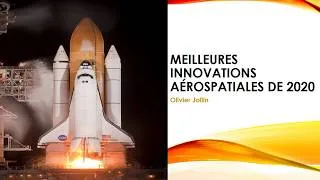 Miniature : Meilleures Innovations Aérospatiales De 2020 - Olivier Jollin