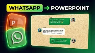 Miniature : Comment créer une discussion WhatsApp dans PowerPoint (fichier PPT à télécharger)