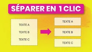 Miniature : Comment séparer une zone de texte en plusieurs zones de textes en 1 clic dans PowerPoint