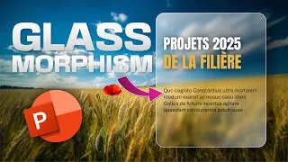 Miniature : Créer un effet professionnel pour vos slides PowerPoint en seulement quelques clics (glassmorphism)