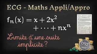 Miniature : [ECG#12] EDHEC 2025, Maths Appli, Exo n°1 – Étude d'une suite implicite ! (1A)