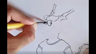 Miniature : Entrainement encrage a la plume G / Shenron ( Dragon Ball )