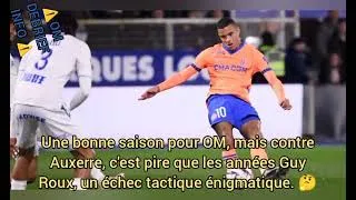 Miniature : Auxerre OM après match. 3 à 0.L1.