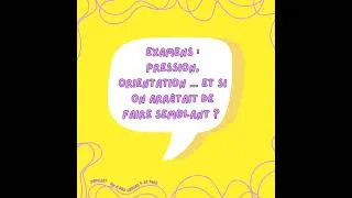 Miniature : S2 Ep29: Examens : pression, orientation ... et si on arrêtait de faire semblant ?