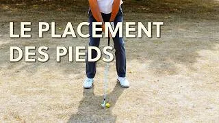 Miniature : Comment bien placer ses pieds, à l'adresse, au golf ? 🦆 - swing