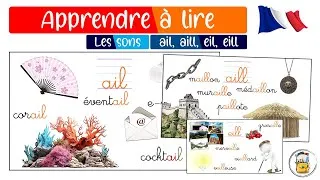 Miniature : Les Sons AIL, AILL [aj] Et EIL, EILL [ɛj] - Tous Les Sons Du CP En Image - Apprendre Le Français