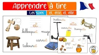 Miniature : Les Sons ET [ε], ETTE [εt] Et EL, ELLE [εl] - Tous Les Sons Du CP En Image - Apprendre Le Français