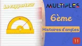Miniature : 6ème - Les degrés du rapporteur