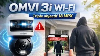 Miniature : Reolink OMVI 3i : La caméra WiFi qui voit TOUT @reolinkfrance 