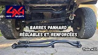 Miniature : Barres Panhard sur Nissan Patrol Y60/GQ Alignement des trains roulants
