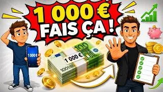 Miniature : Tu as 1 000 € sur ton compte ? Fais ces 5 choses IMMÉDIATEMENT
