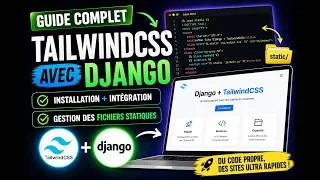 Miniature : Django + Tailwind CSS : Le Setup PRO que personne ne t’explique 🔥