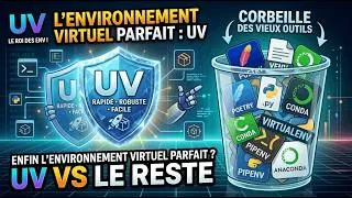Miniature : UV le gestionnaire Python ultra rapide qui remplace pip, poetry, pipenv, virtualenv, 100x plus rapid