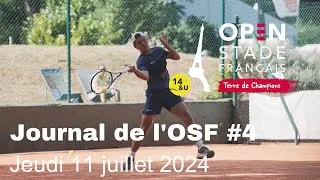 Miniature : Journal de l'Open Stade Français édition 2024 #4 - Journée chargée pour nos jeunes