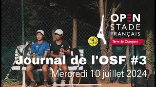 Miniature : Journal de l'Open Stade Français édition 2024 #3 - Des Français qualifiés en huitièmes !