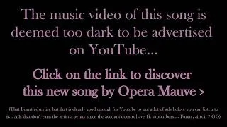 Miniature : Ad for Opera Mauve's "A Proposal in the Dark"