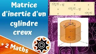 Miniature : Matrice d'inertie d'un cylindre creux