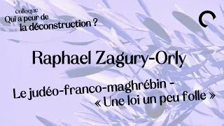 Miniature : Le judéo-franco-maghrébin - « Une loi un peu folle » – Raphael Zagury-Orly