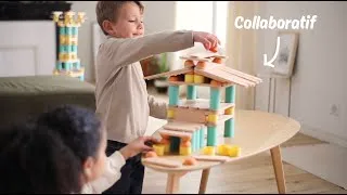 Miniature : Stix by OPPI® - Le jouet de construction libre et modulaire qui engage la créativité des enfants.