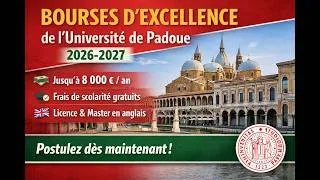 Miniature : BOURSES D’EXCELLENCE DE L’UNIVERSITÉ DE PADOUE