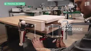 Miniature : plan de travail / étau bois compact TWB 1