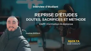 Miniature : Reprise d'études : doutes, sacrifices et méthodologie