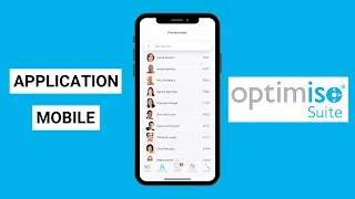 Miniature : Présentation de l'application mobile Optimiso Suite