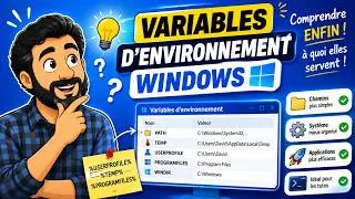 Miniature : Variables d'environnement Windows -  Comprendre enfin à quoi elles servent