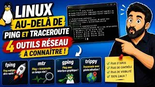 Miniature : Linux - Au delà de ping et traceroute - 4 outils réseau à connaître