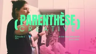 Miniature : Je trie mes vêtements et je parle de création | Parenthèse créative (podcast lent)