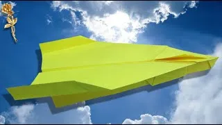 Miniature : Origami   ✈ Avion 🛩 qui vole très vite et très loin