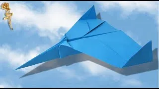 Miniature : Origami   Avion qui vole très bien, très vite et très loin