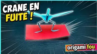 Miniature : 🦢 Tuto : L'Origami Grue qui se Balance ! (Jouet en Papier)