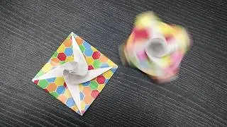 Miniature : Tuto Origami : Comment faire une Toupie en Papier qui tourne VRAIMENT !