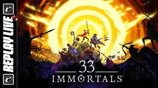 Miniature : 33 Immortals 🤺🏹 Et si on s'y mettait à plusieurs (33) ? Un original roguelite Hades-isant