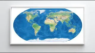 Miniature : Projection Winkel Tripel : la carte du monde équilibrée et élégante | Original Map
