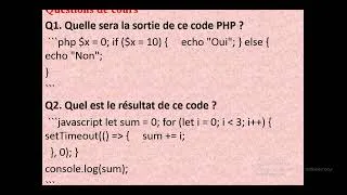 Miniature : Correction Examen Final Développement d'Applications Web pour L2 2025-2026