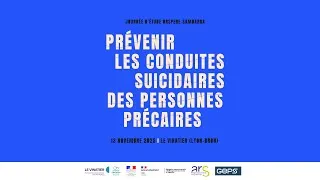 Miniature : Prévenir les conduites suicidaires des personnes précaires (journée d'étude -  2025)