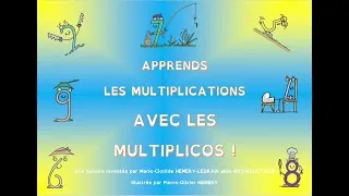 Miniature : Apprends les multiplications avec les Multiplicos! Retenir facilement les tables tout en s'amusant!