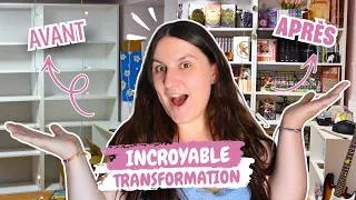 Miniature : J'ai ENFIN ma pièce à MOI ♡ Vlog déco et bookshelf makeover 📦📚 Vlog Déménagement