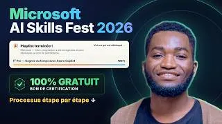 Miniature : Comment obtenir un bon de certification Microsoft gratuit | Microsoft AI Skills Fest 2026
