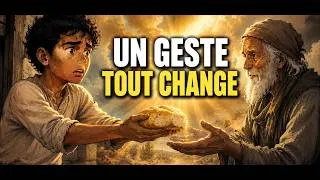 Miniature : Le garçon ne savait pas qu'il venait de donner son unique repas à Dieu.