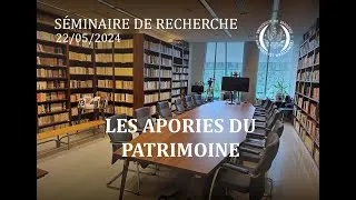 Miniature : Les apories du patrimoine